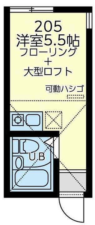 神奈川県横浜市金沢区西柴1(アパート)の賃貸物件の間取り