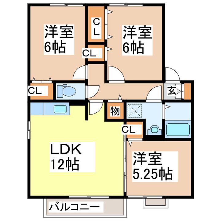 フルール・ド・スリジェの間取り