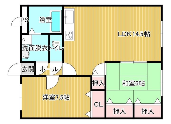 ユーミーあけぼのの間取り