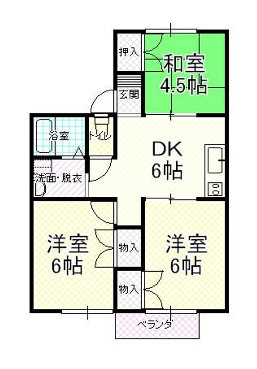 ルピナスA・Bの間取り