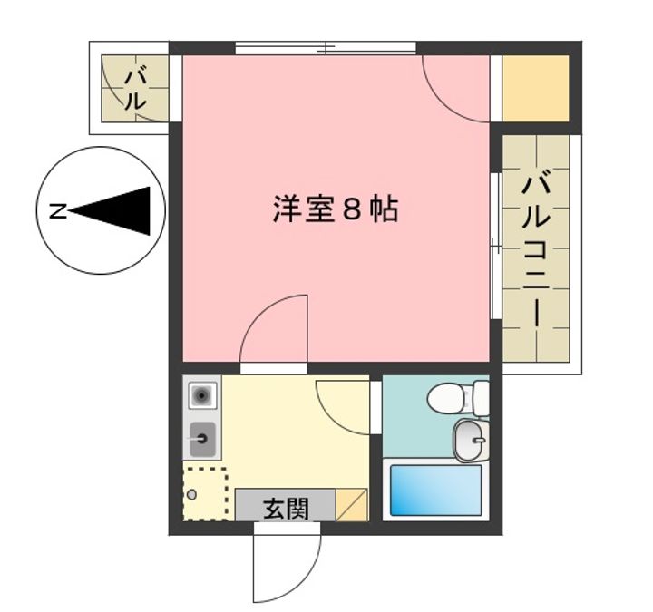 フラントゥールの間取り
