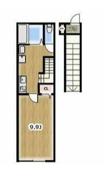 東京都葛飾区西亀有1(アパート)の賃貸物件の間取り