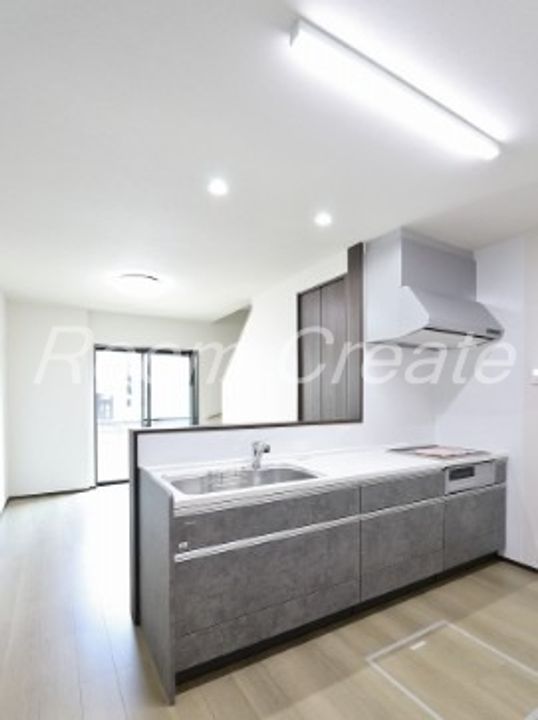 徳島県吉野川市鴨島町鴨島(一戸建)の賃貸物件のキッチン