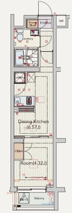 ビバリーホームズ鷺宮の間取り