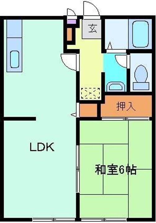 ハイツハーモニーの間取り