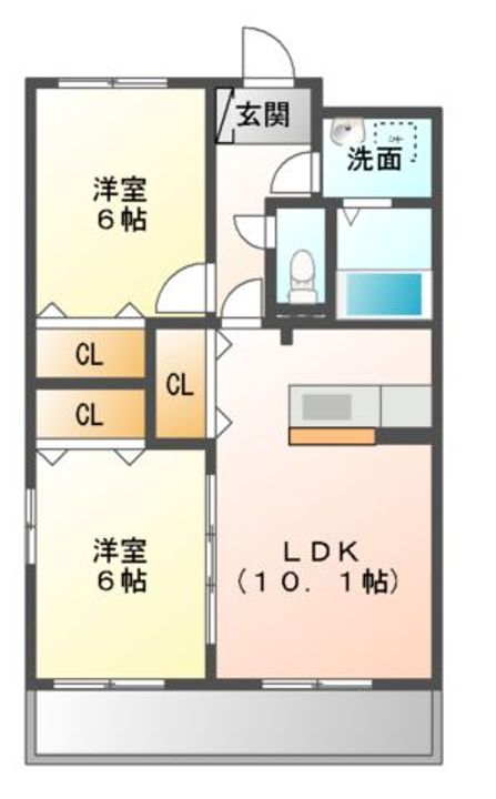 ロハスの間取り