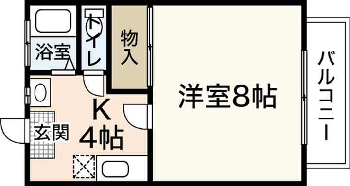 ファミーユ祇園の間取り