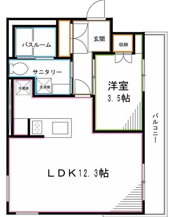 La Perla Ogikubo(ラ・ペルラ荻窪)の間取り