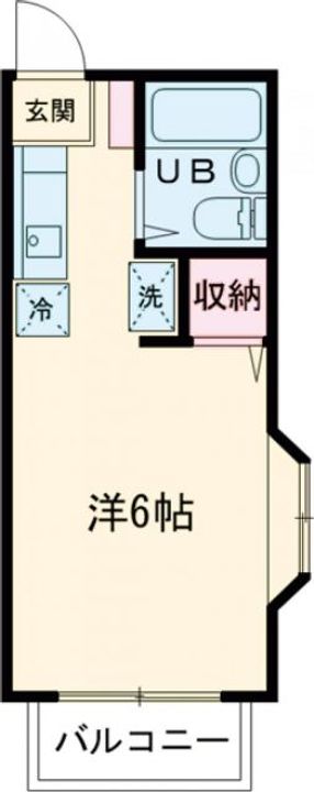 東京都府中市紅葉丘2(アパート)の賃貸物件の間取り