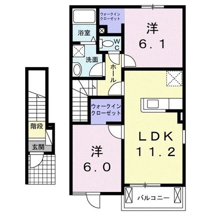 パストラルのぞみが丘Iの間取り