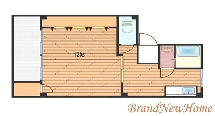 伸晃マンションの間取り