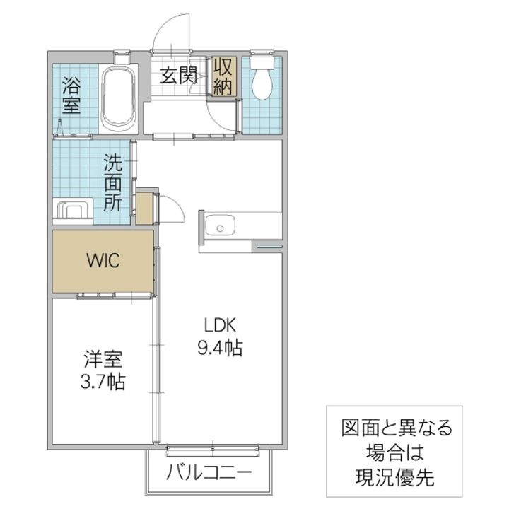 茨城県水戸市見和2(アパート)の賃貸物件の間取り