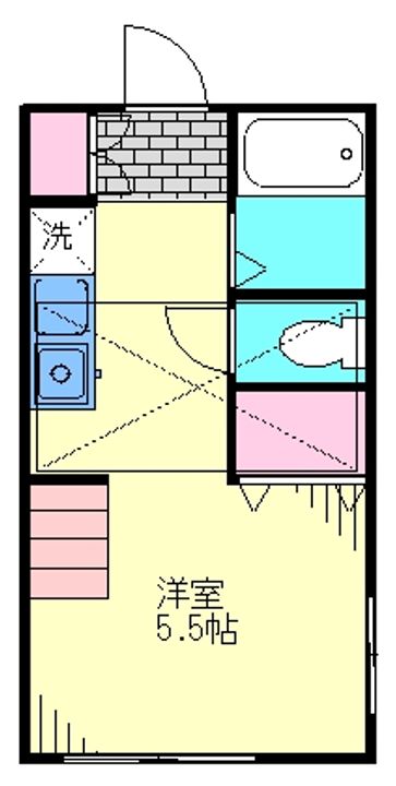 神奈川県横浜市保土ヶ谷区和田1(アパート)の賃貸物件の間取り