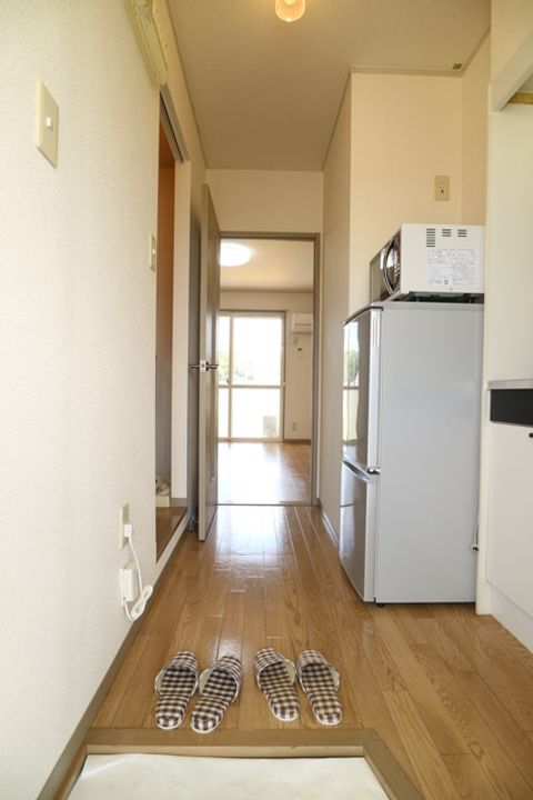 岡山県倉敷市徳芳(アパート)の賃貸物件の玄関