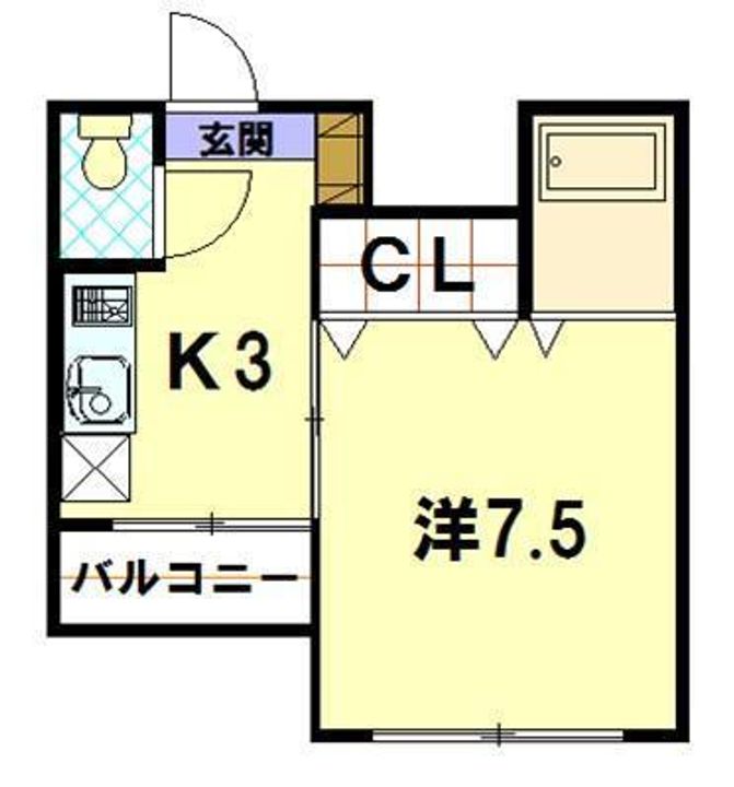 クレインコート東園の間取り