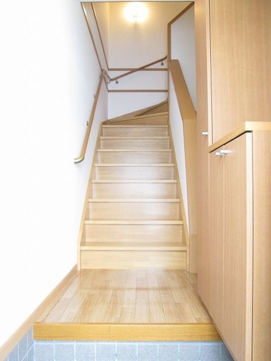 山形県山形市上桜田3(アパート)の賃貸物件の玄関