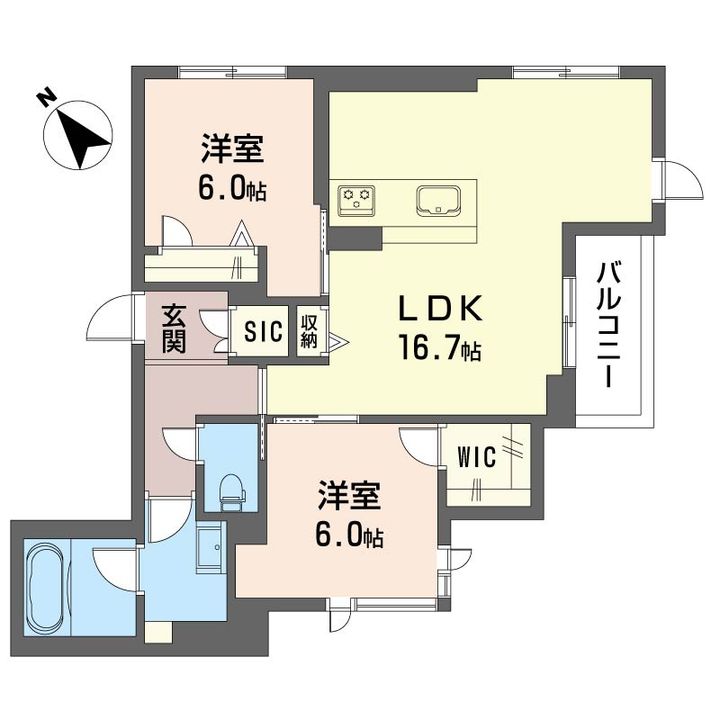 【新築】エクラージュ【SHM】の間取り