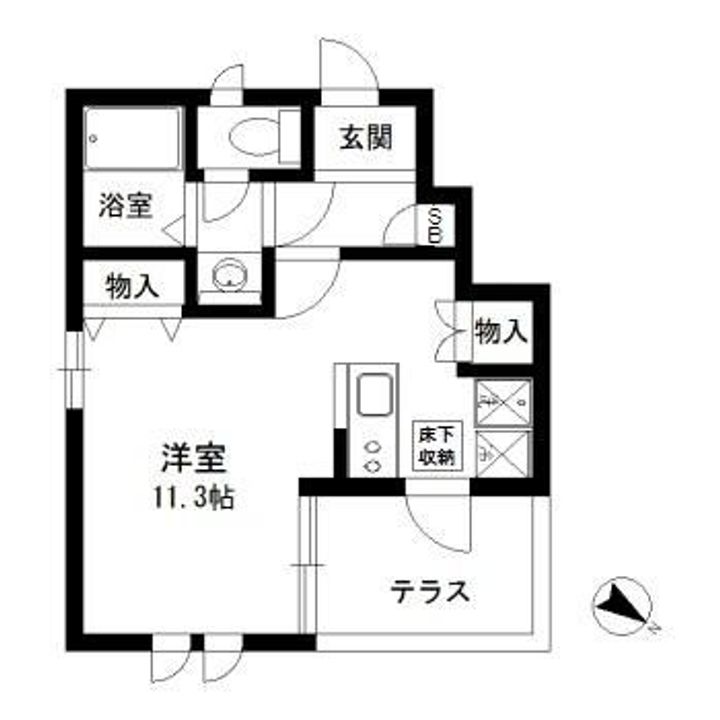 レグラス立野Iの間取り