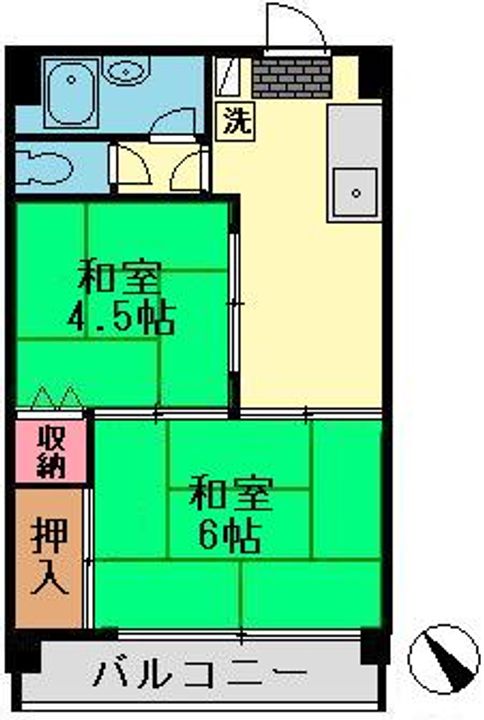 美津穂マンションの間取り