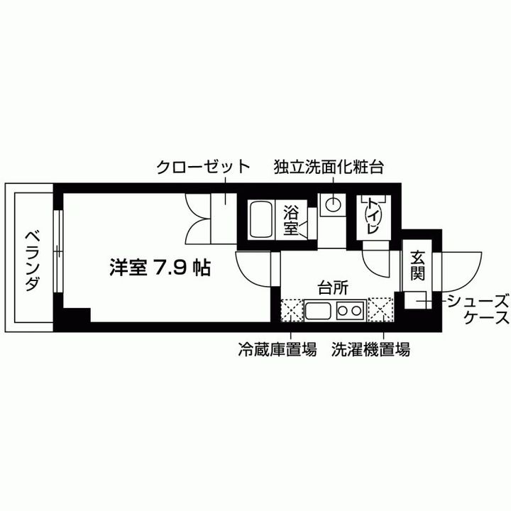 ビアン上甲東園の間取り