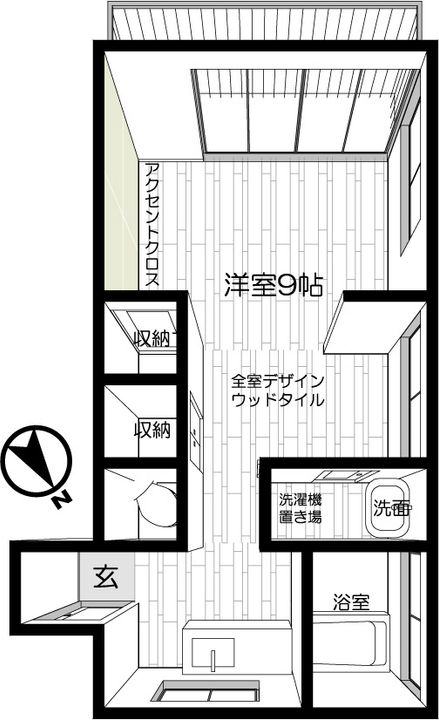 塚田荘の間取り