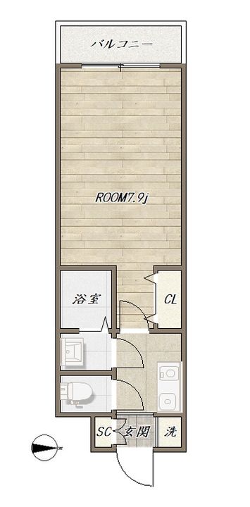 フレシール昭和通の間取り
