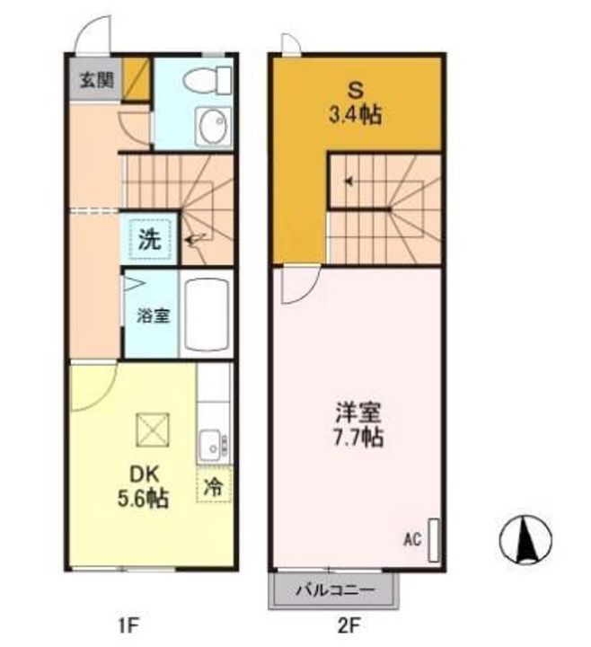 栃木県宇都宮市平出町(一戸建)の賃貸物件の間取り