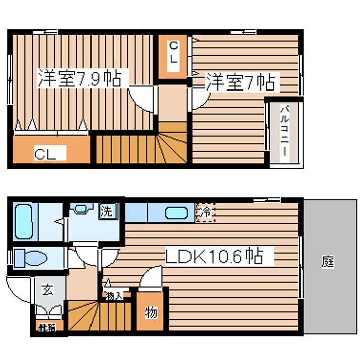 アルモニ吉成の間取り
