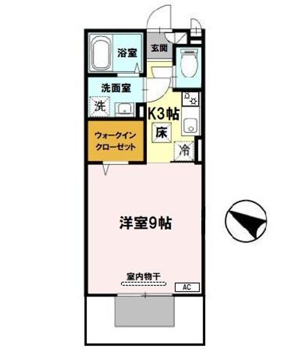 滋賀県高島市マキノ町高木浜1(アパート)の賃貸物件の間取り
