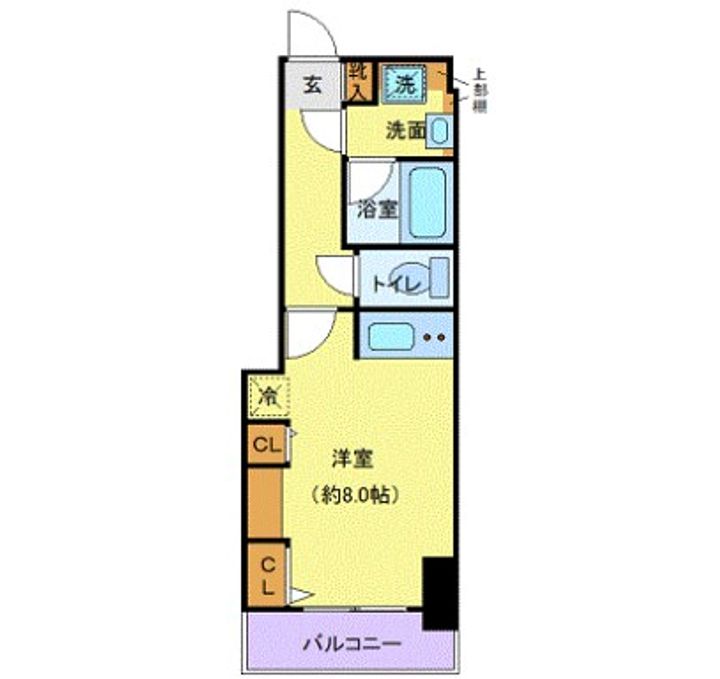 神奈川県厚木市中町2(マンション)の賃貸物件の間取り