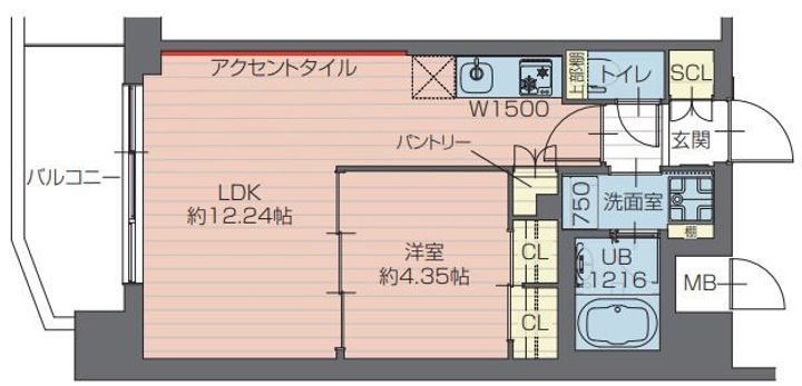 プレジオ川口ASIANの間取り