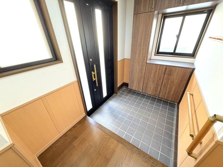 宮城県仙台市若林区沖野1(一戸建)の賃貸物件の玄関