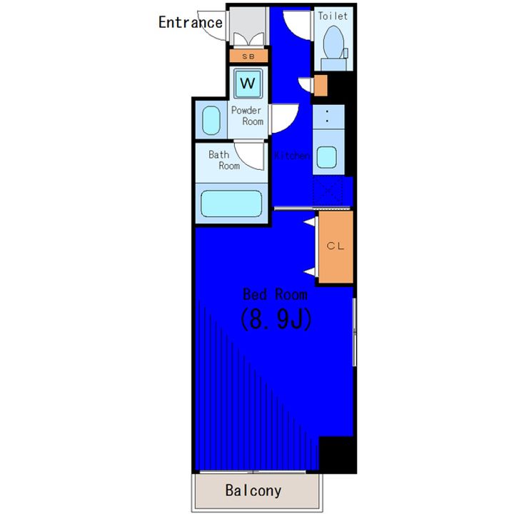 東京都大田区北嶺町(マンション)の賃貸物件の間取り