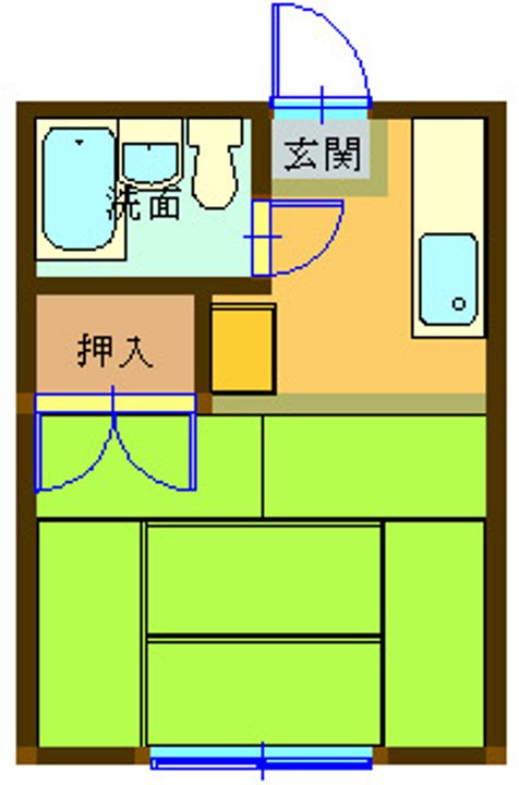 コーポ並木Aの間取り