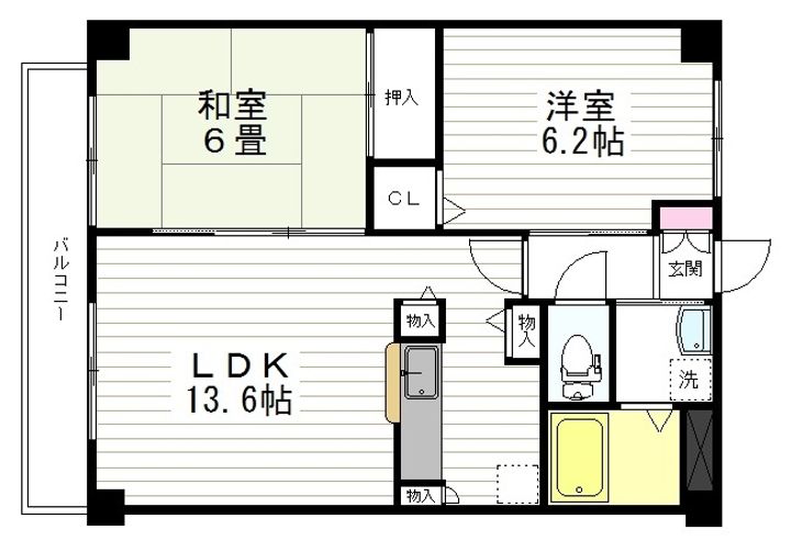 桜弐番館の間取り