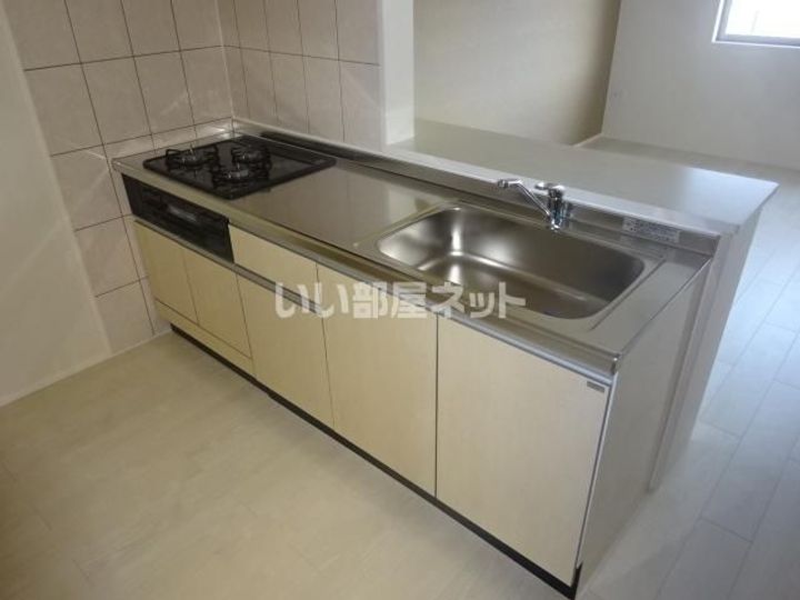 栃木県栃木市平井町(アパート)の賃貸物件のキッチン