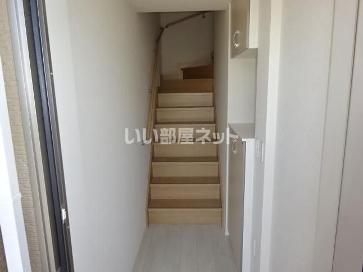 栃木県栃木市平井町(アパート)の賃貸物件の玄関