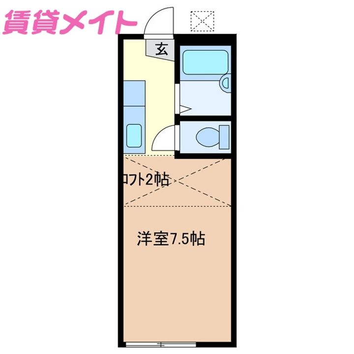 ジアルフィー弓削IIの間取り