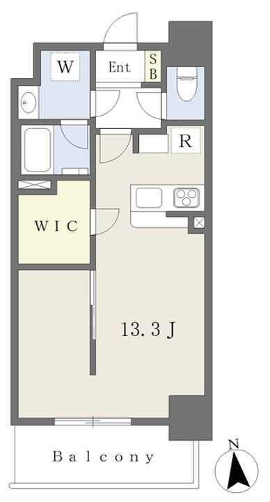 ハートフルスイーツ今里の間取り