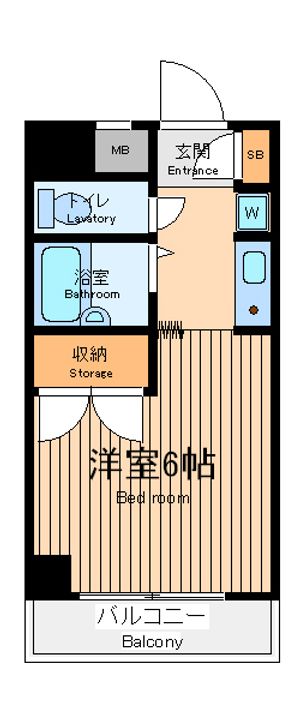 グリーンハイム是政の間取り