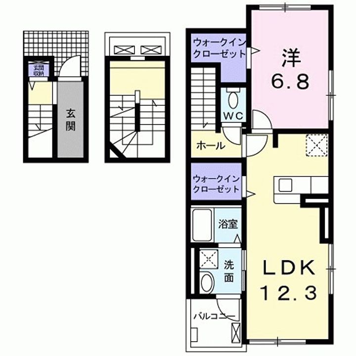グランテラスAの間取り