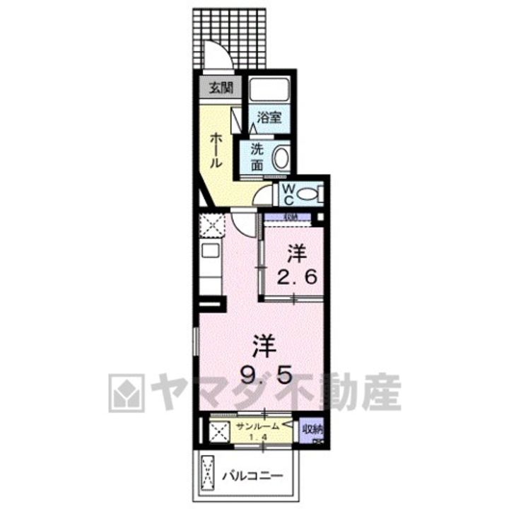 フレ-シュBの間取り
