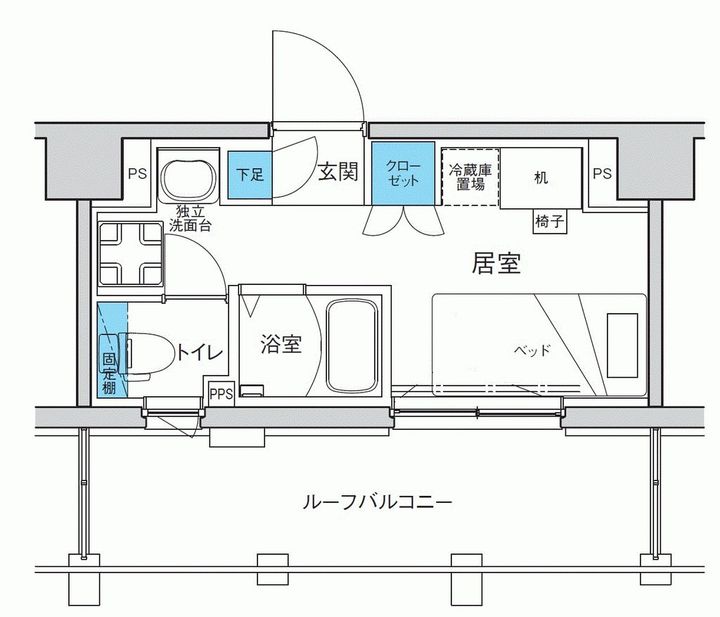 キャンパスヴィレッジ浦安の間取り
