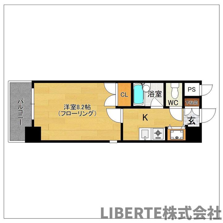 福岡県福岡市博多区東光2(マンション)の賃貸物件の間取り