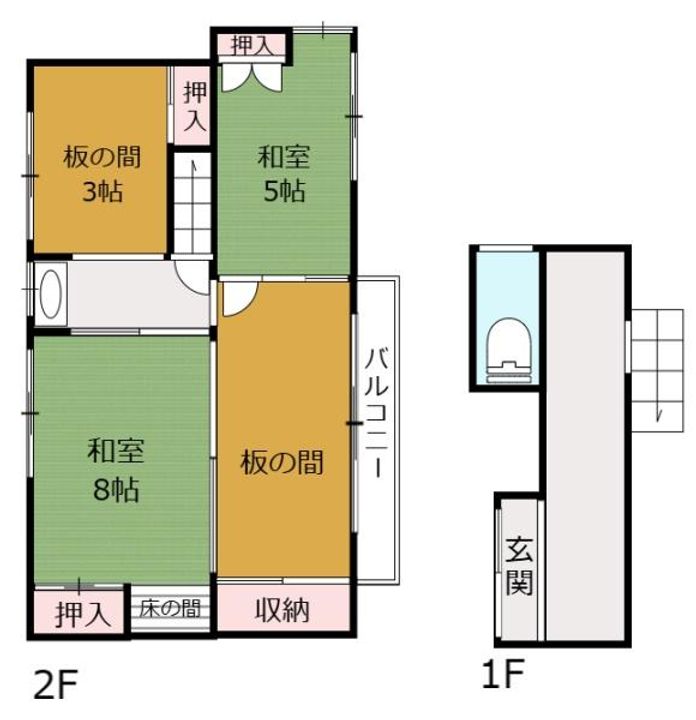 東京都豊島区雑司が谷3(一戸建)の賃貸物件の間取り