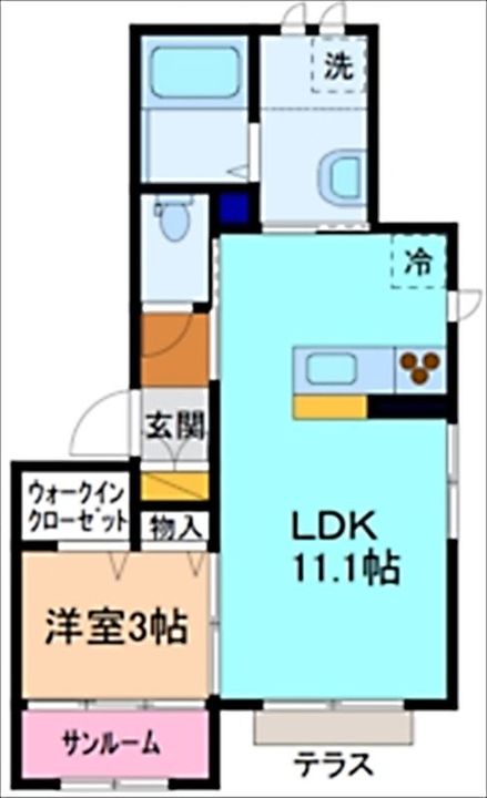SH アンジュールの間取り