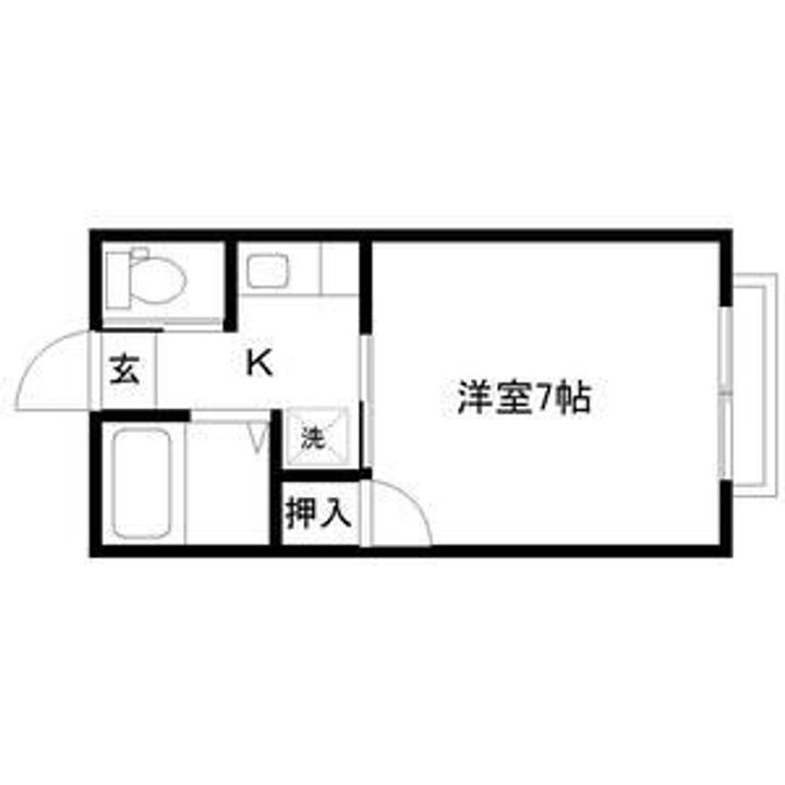 ピアパレスAの間取り