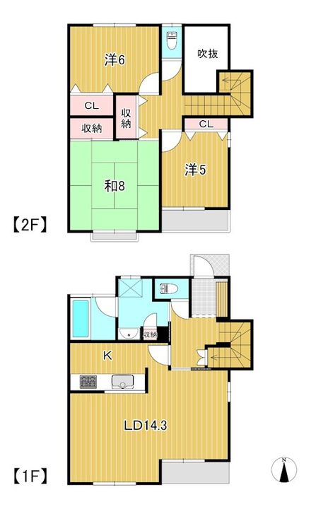 茨城県高萩市大字高戸(一戸建)の賃貸物件の間取り