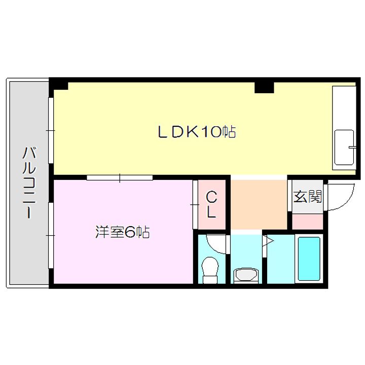 グランドハイツ北の間取り