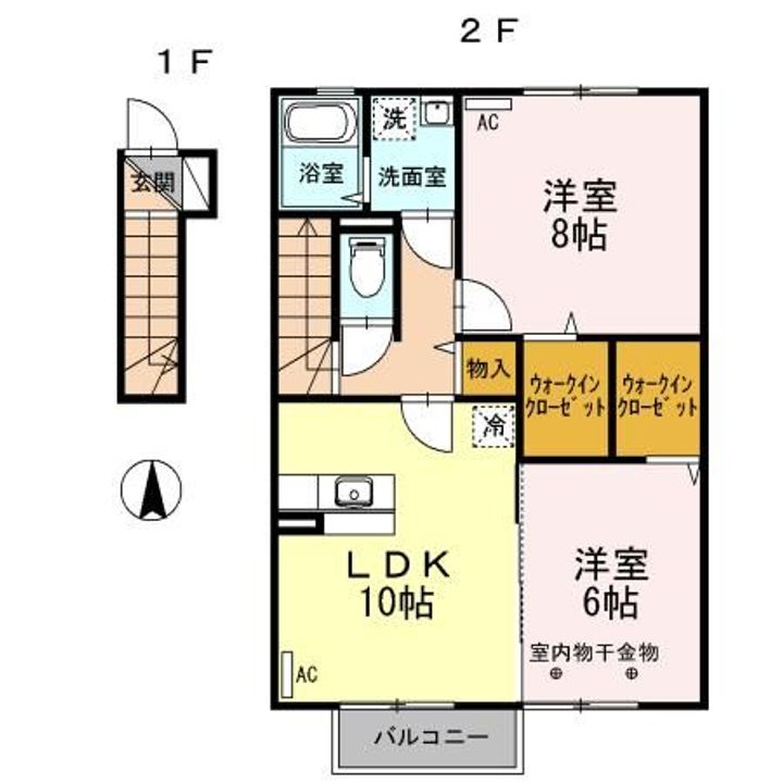 Dーroom松山の間取り